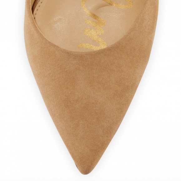 Sam Edelman Helaine Lace-Up Suede Pump - Picture 5 of 8